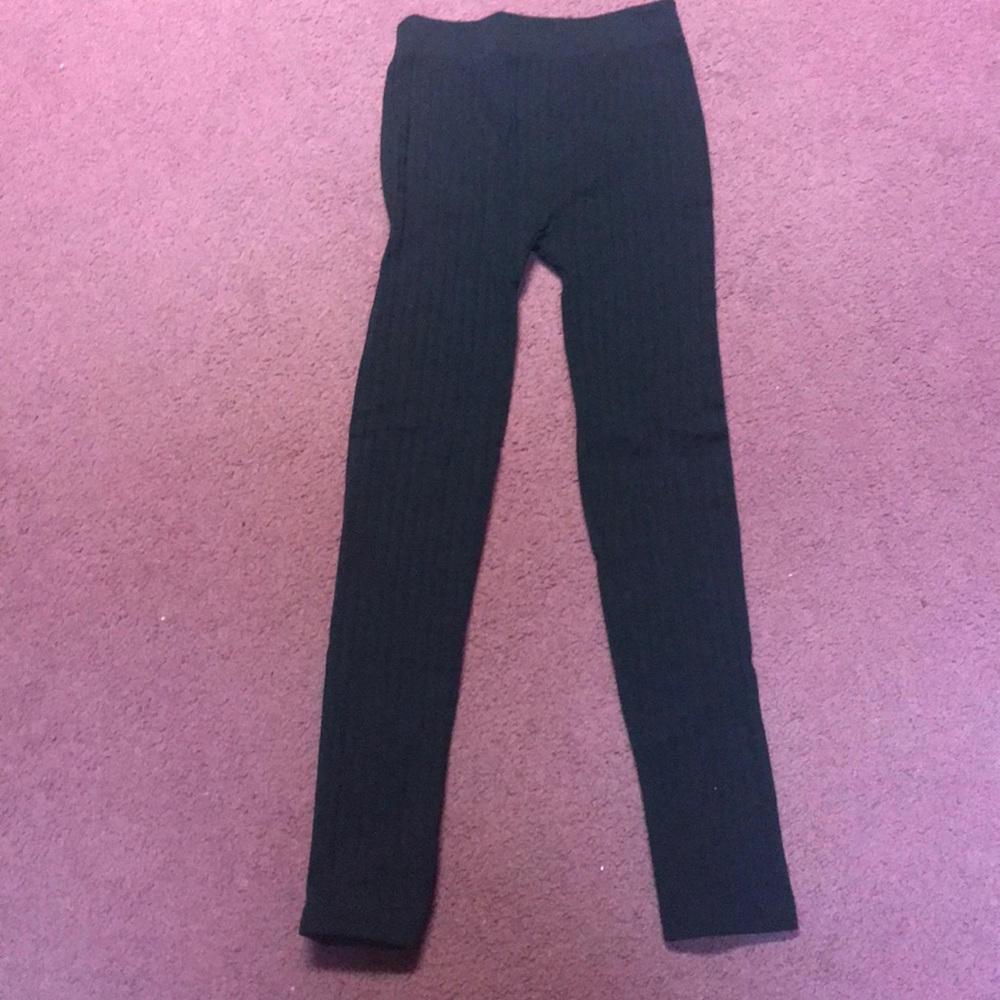 Black Cozy Fleece Lined Leggings